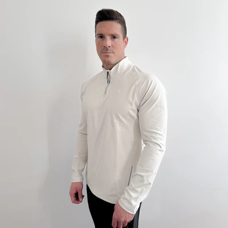 Half Zip Training Running Longsleeves for Men