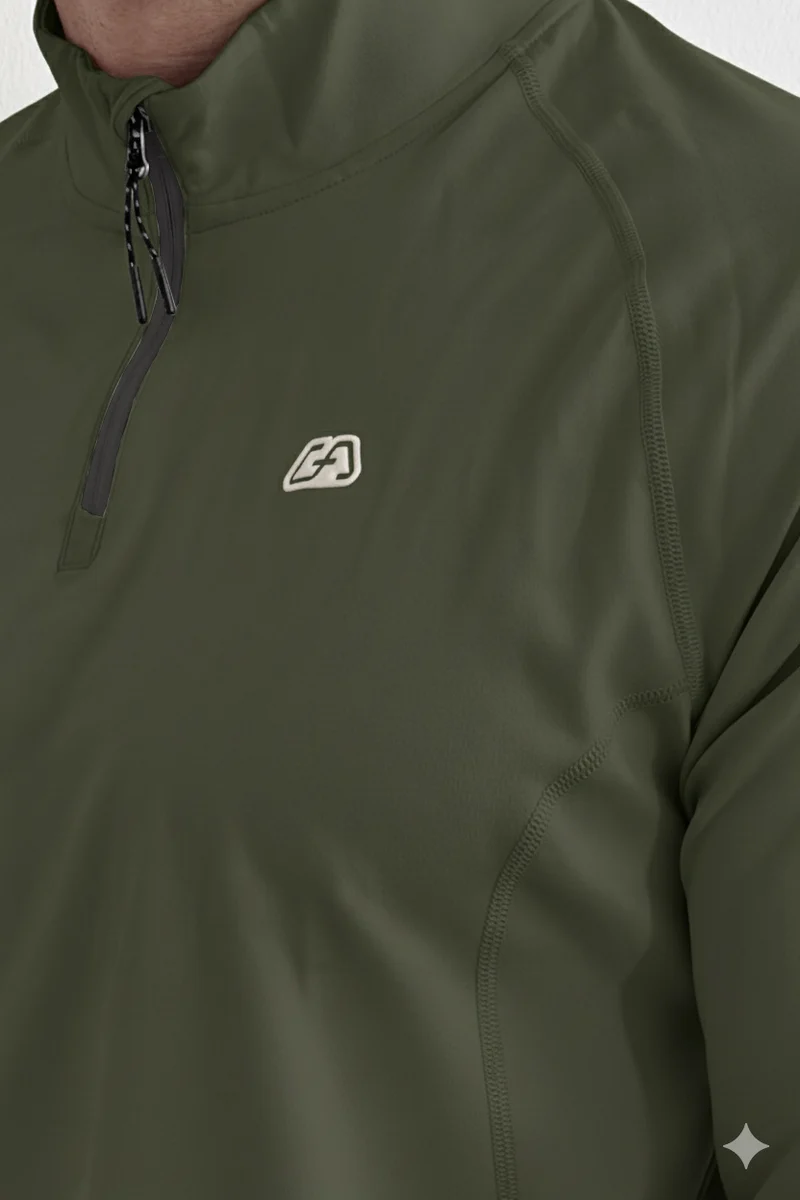 Half Zip Training Running Longsleeves for Men