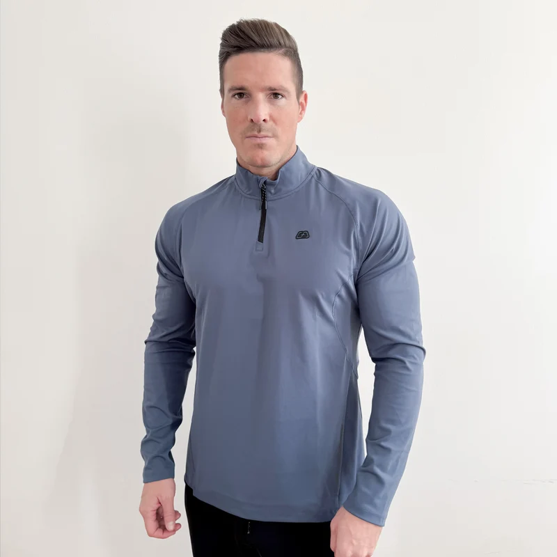 Half Zip Training Running Longsleeves for Men