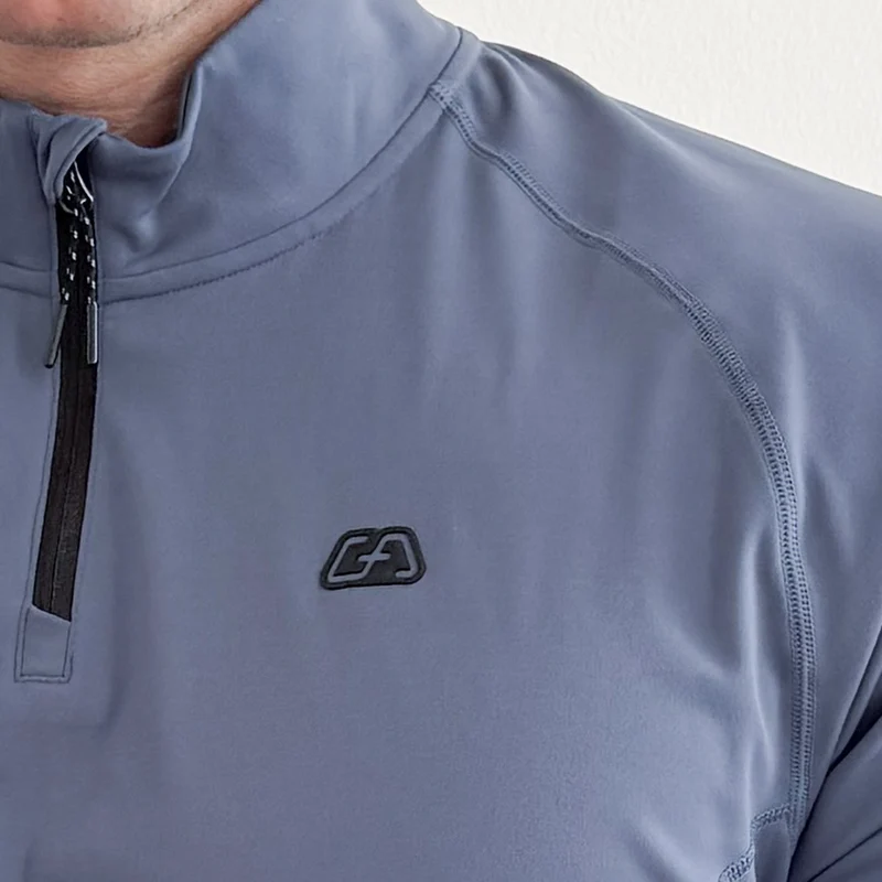 Half Zip Training Running Longsleeves for Men