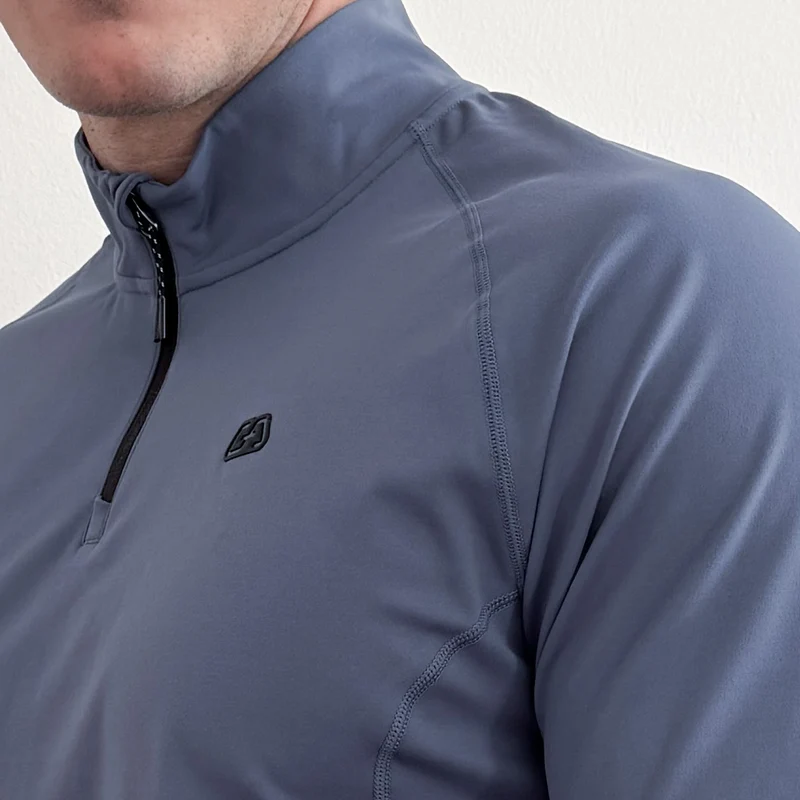 Half Zip Training Running Longsleeves for Men