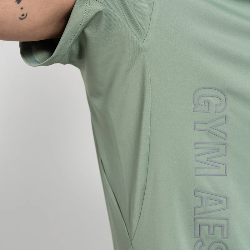 GA Tech Ergonomics Activewear Performance Breathable Mesh Blocking T Shirt for Men