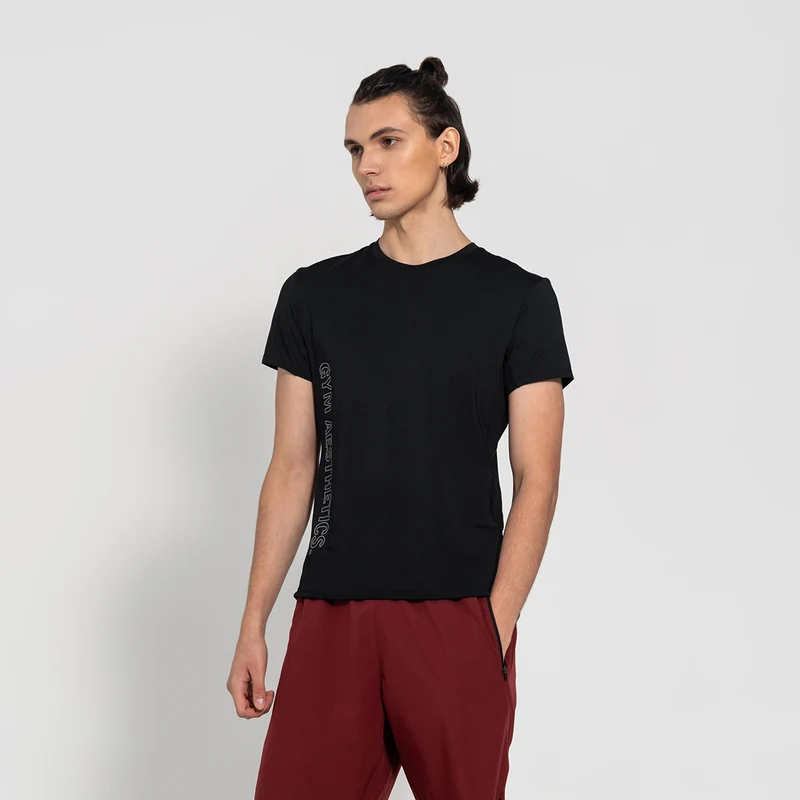 GA Tech Ergonomics Activewear Performance Breathable Mesh Blocking T Shirt for Men