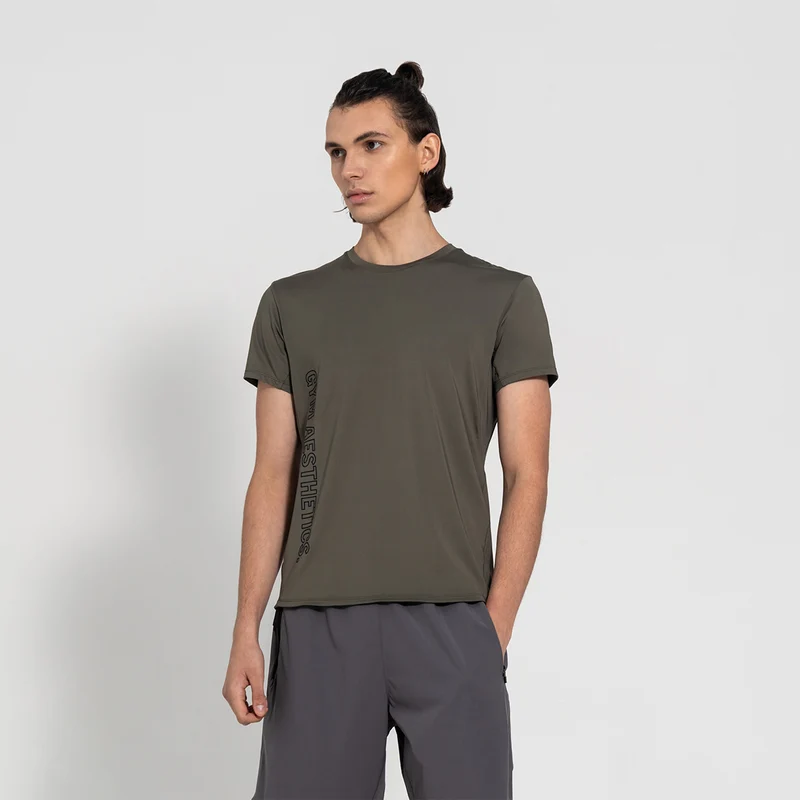 GA Tech Ergonomics Activewear Performance Breathable Mesh Blocking T Shirt for Men