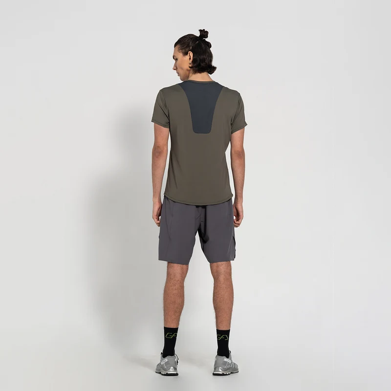 GA Tech Ergonomics Activewear Performance Breathable Mesh Blocking T Shirt for Men