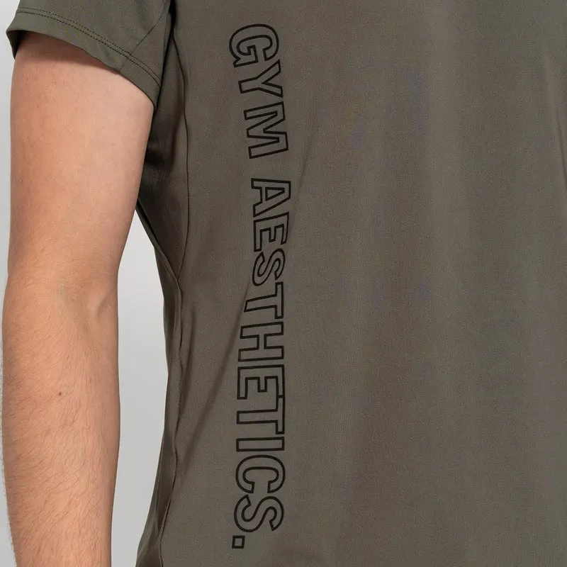 GA Tech Ergonomics Activewear Performance Breathable Mesh Blocking T Shirt for Men