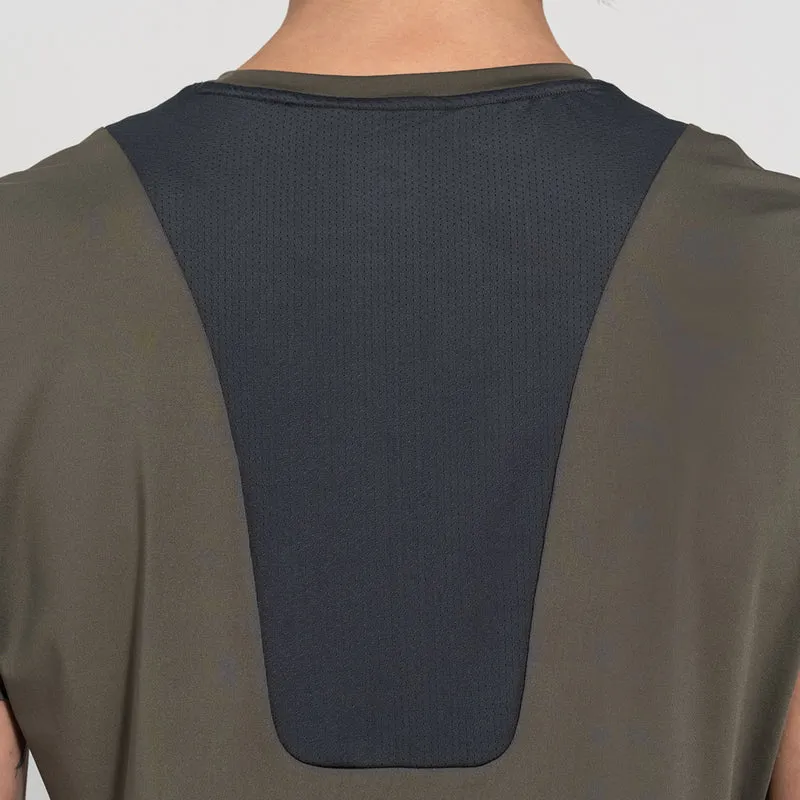 GA Tech Ergonomics Activewear Performance Breathable Mesh Blocking T Shirt for Men