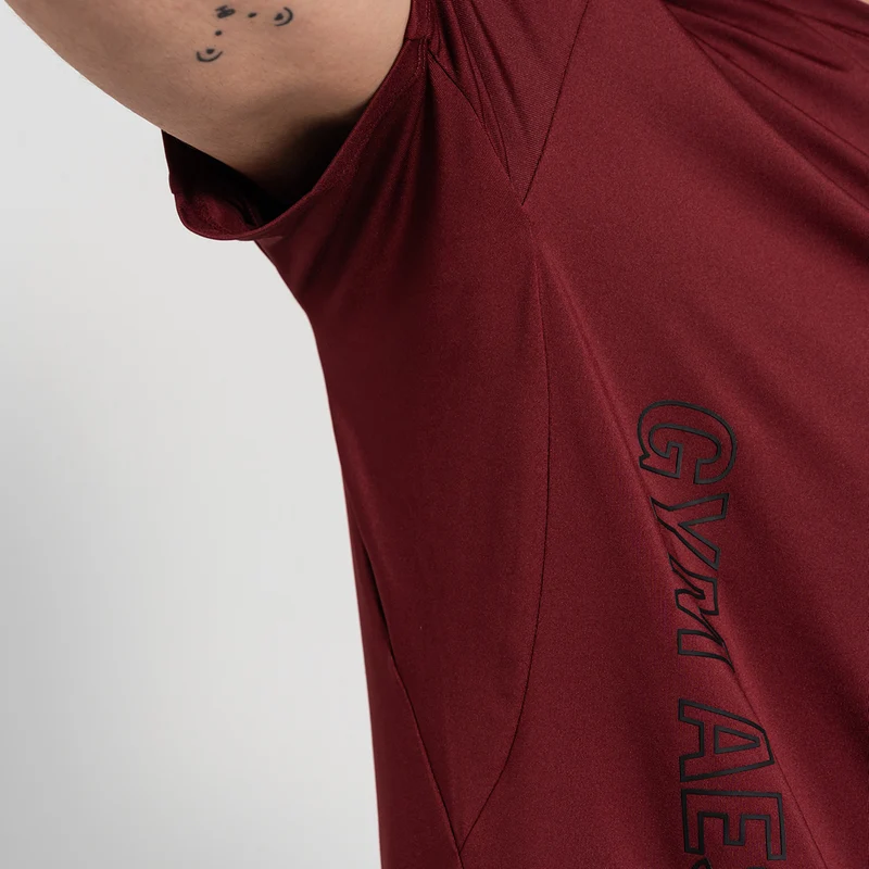 GA Tech Ergonomics Activewear Performance Breathable Mesh Blocking T Shirt for Men