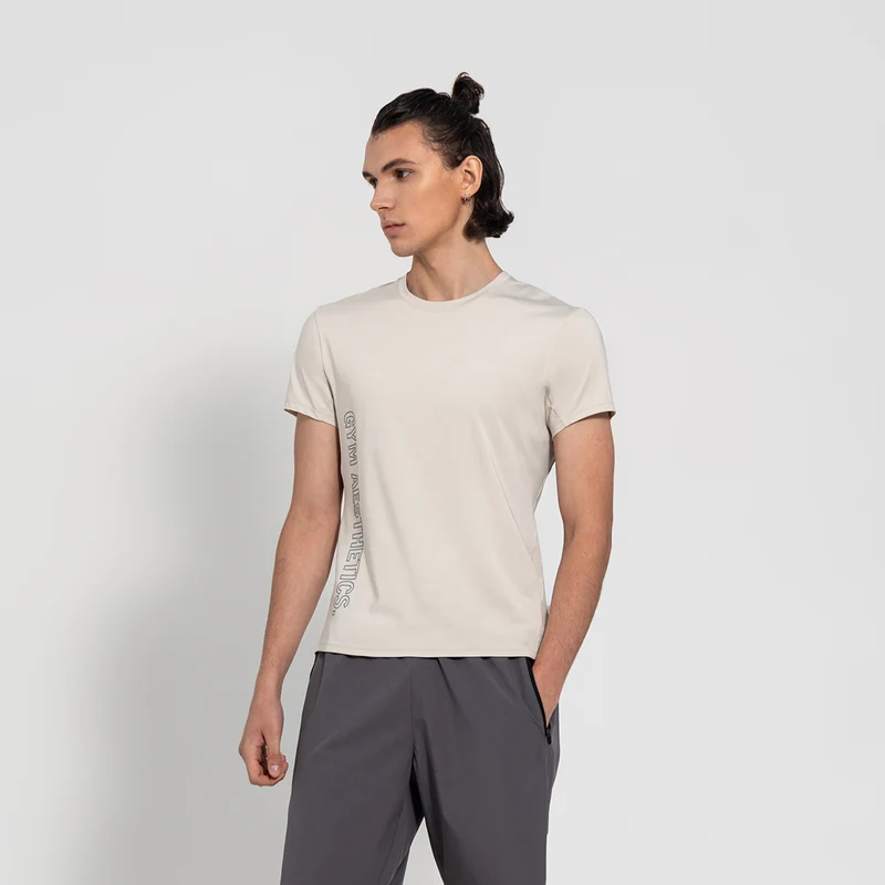 GA Tech Ergonomics Activewear Performance Breathable Mesh Blocking T Shirt for Men