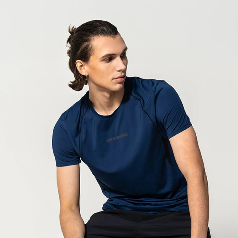 GA Tech Activewear Performance Breathable Mesh Blocking T Shirt for Men