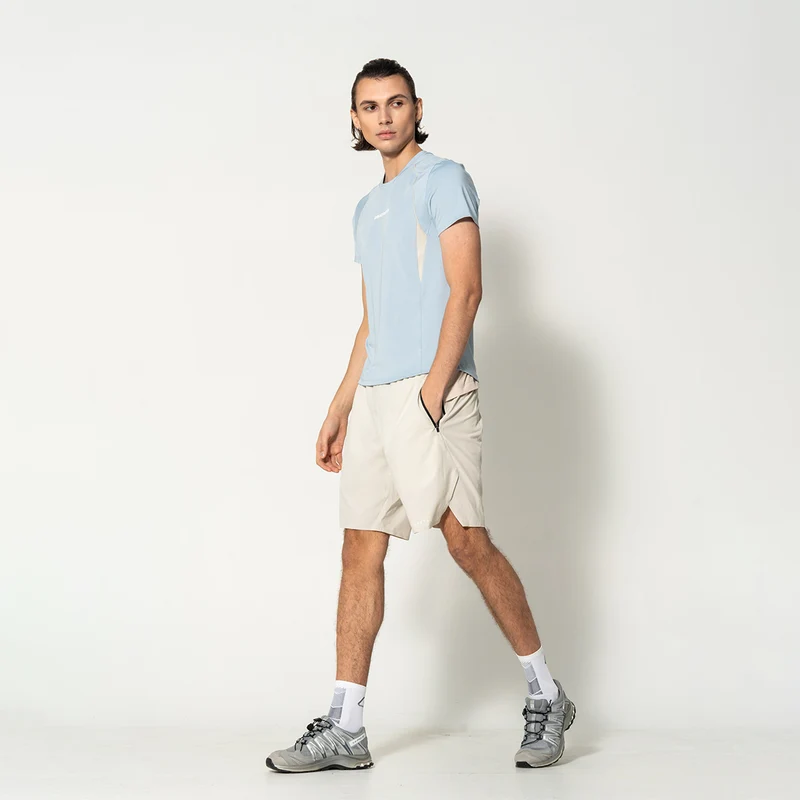 GA Tech Activewear Performance Breathable Mesh Blocking T Shirt for Men
