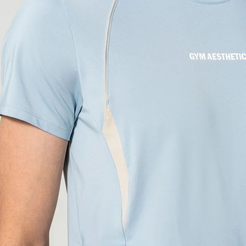 GA Tech Activewear Performance Breathable Mesh Blocking T Shirt for Men