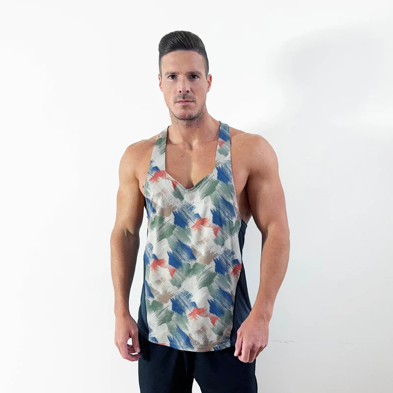 GA Tech Body Builder Essential Pattern Stringer Y Back for Men