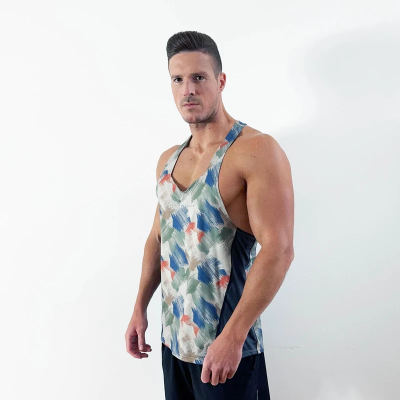 GA Tech Body Builder Essential Pattern Stringer Y Back for Men