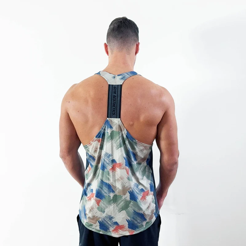 GA Tech Body Builder Essential Pattern Stringer Y Back for Men