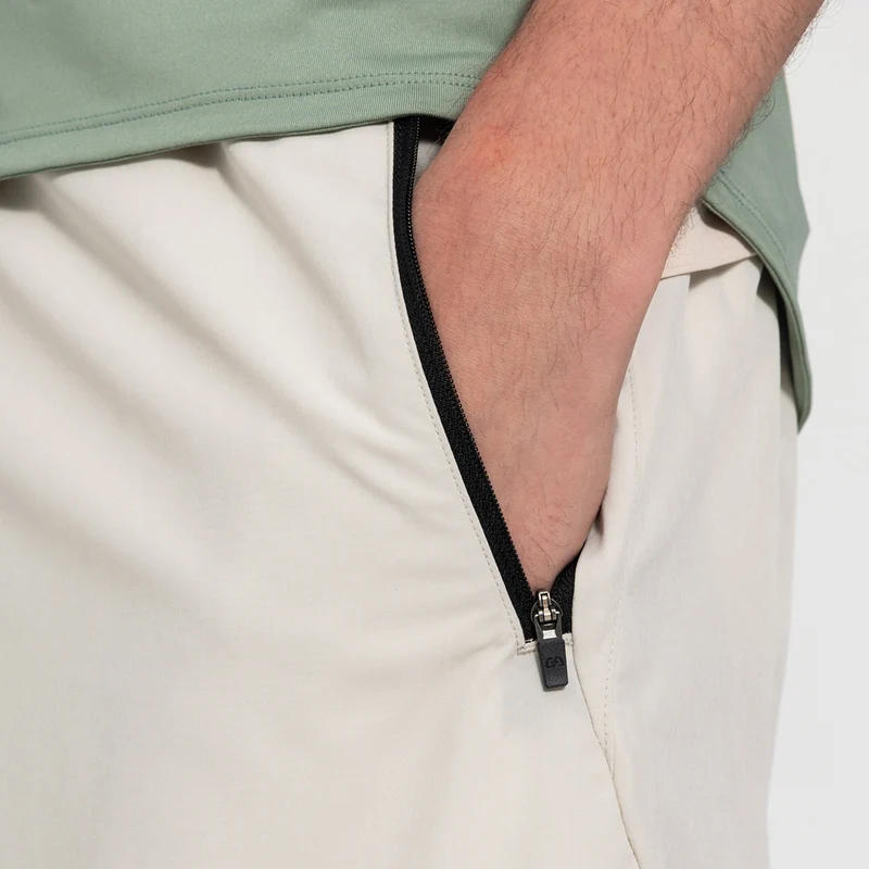 Fabric Blocking Activewear Performance 9 inch Shorts for Men