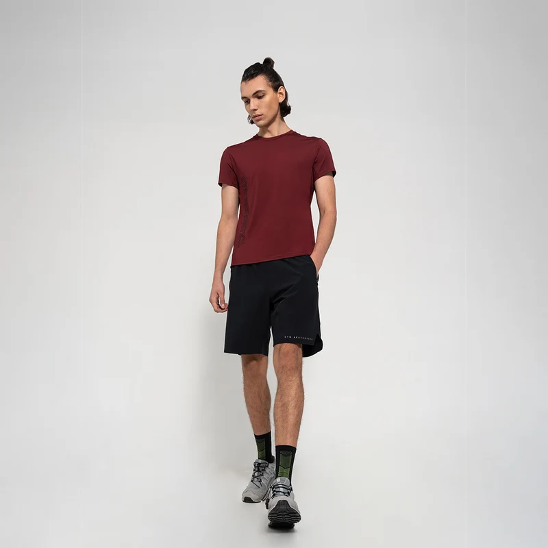 Fabric Blocking Activewear Performance 9 inch Shorts for Men