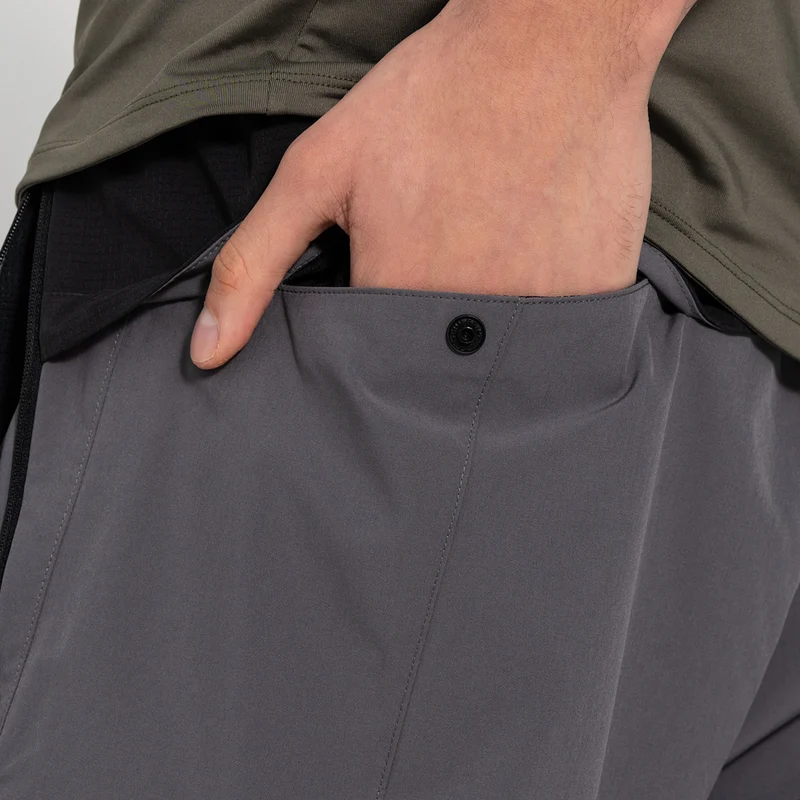 Fabric Blocking Activewear Performance 9 inch Shorts for Men