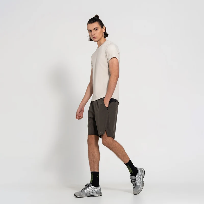 Fabric Blocking Activewear Performance 9 inch Shorts for Men