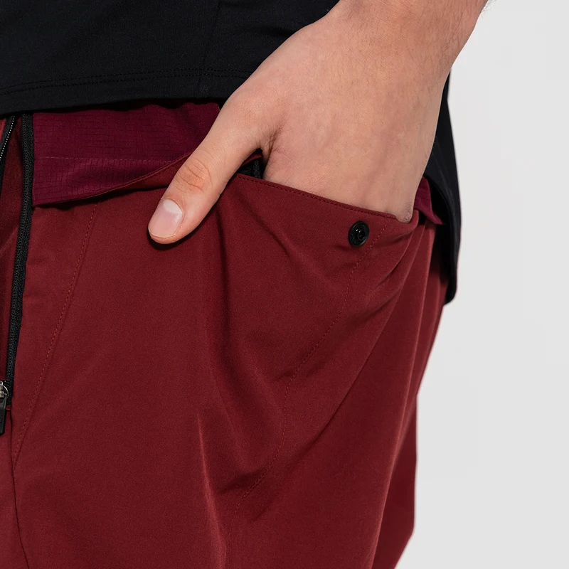 Fabric Blocking Activewear Performance 9 inch Shorts for Men