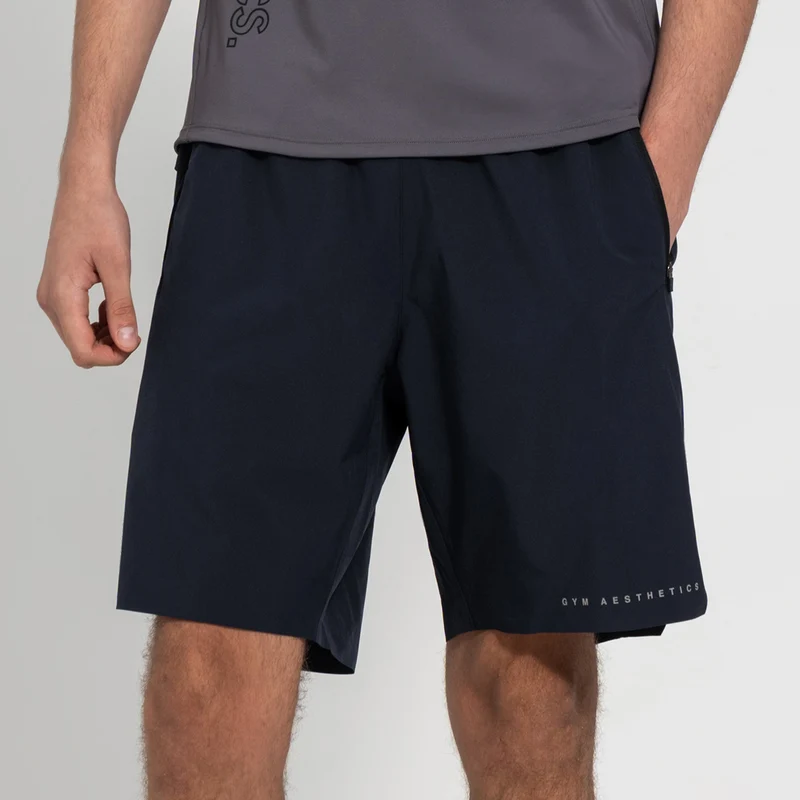 Fabric Blocking Activewear Performance 9 inch Shorts for Men