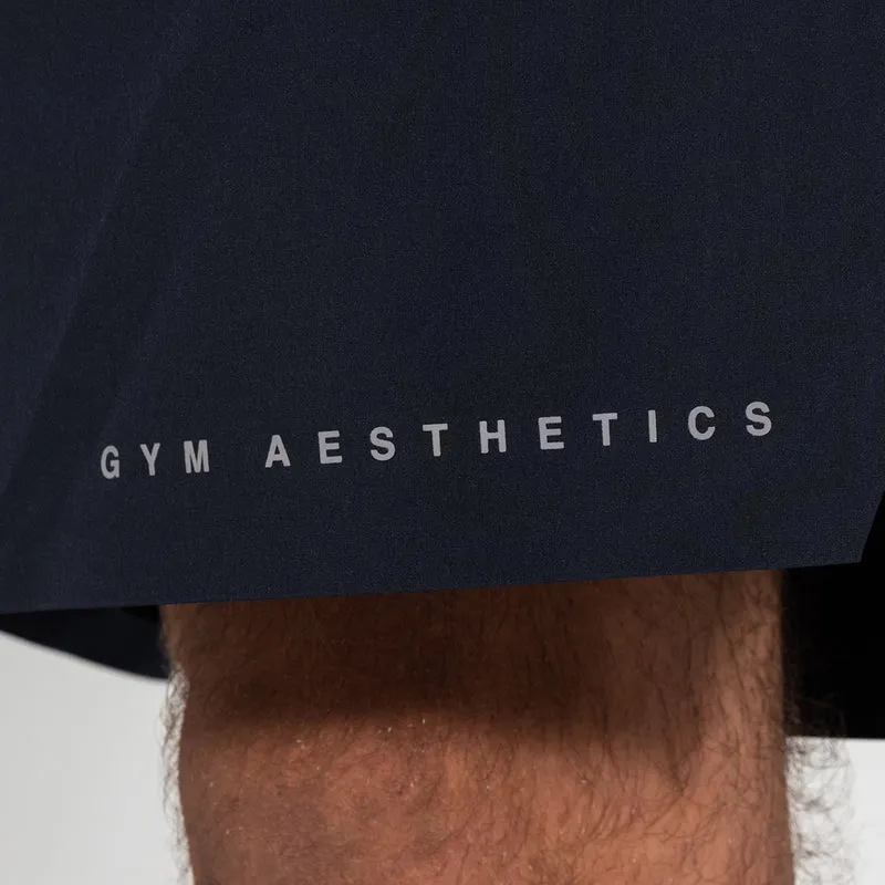 Fabric Blocking Activewear Performance 9 inch Shorts for Men