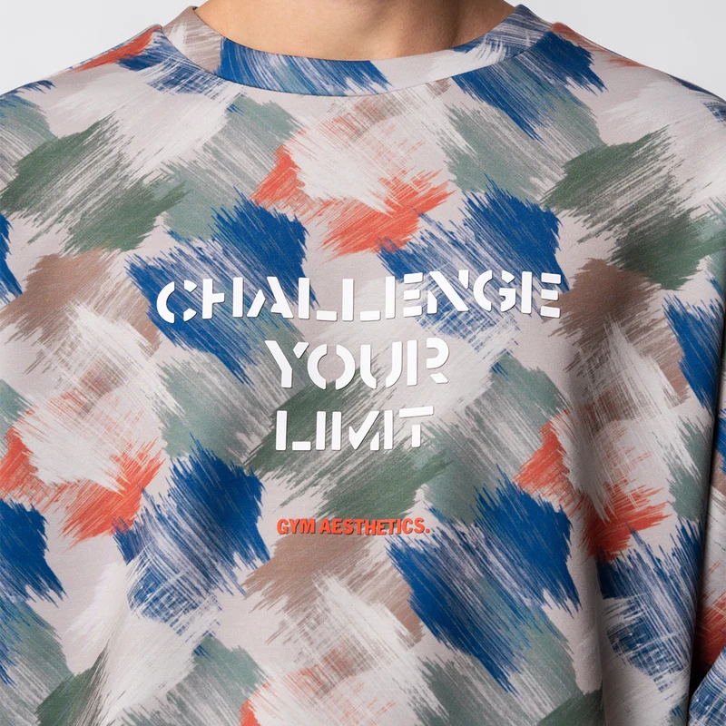 Oversize Everyday Wears Pattern Sweatshirt for Men