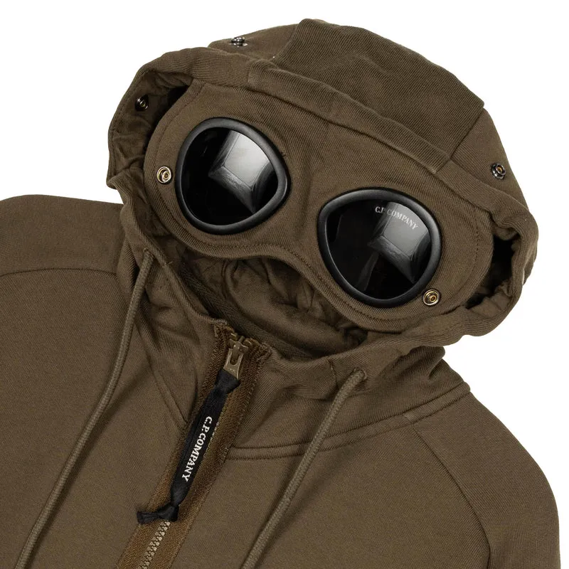 C.P. Company Diagonal Raised Fleece Goggle Zip Sweatshirt