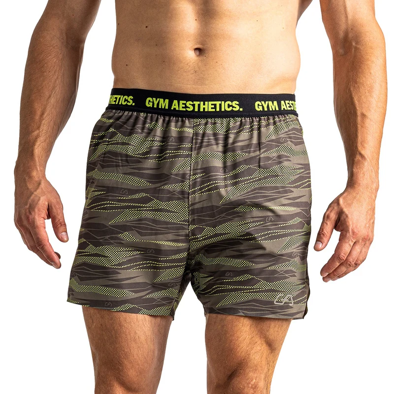 Training Camo 3 inch Running Shorts Ergonomics for Men