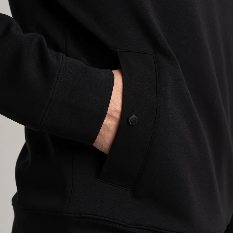Fabric Blocking Athleisure Trendy Hoodies for Men