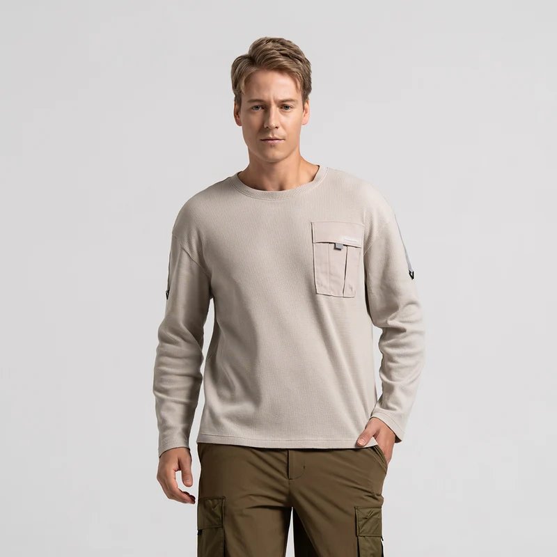 Waffle Everyday Wears T Shirt for Men