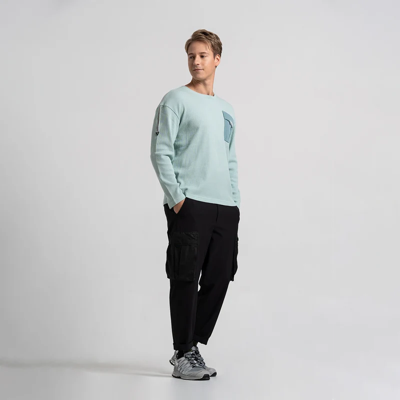 Waffle Everyday Wears T Shirt for Men