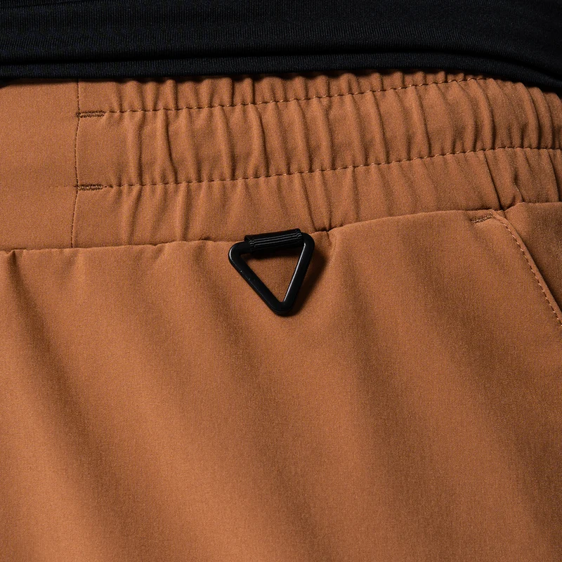 Color Blocking Functional Cargo 9 inch Running Shorts for Men