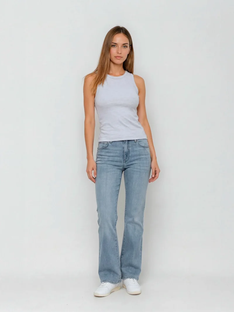 MAVI - IBIZA, Loose Straight, Mid-Waist, LT Brushed 90's