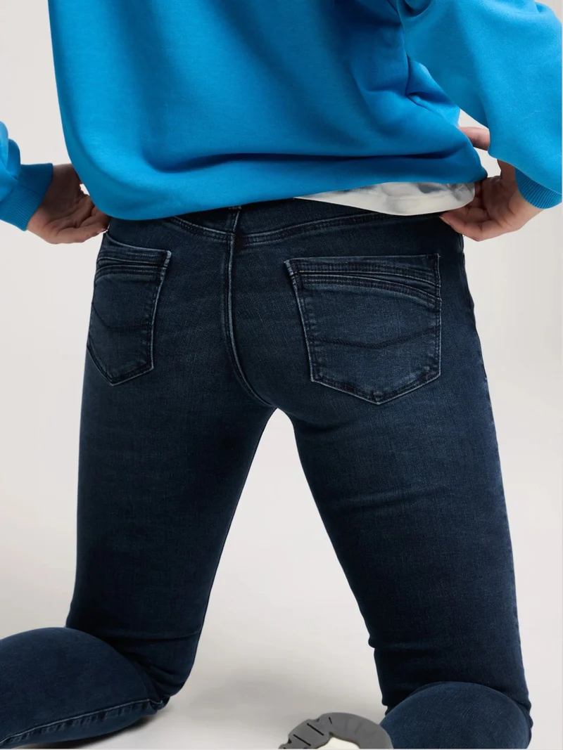 CROSS JEANS - ANYA Jeans, Slim Fit, High-Waist, Blue Black