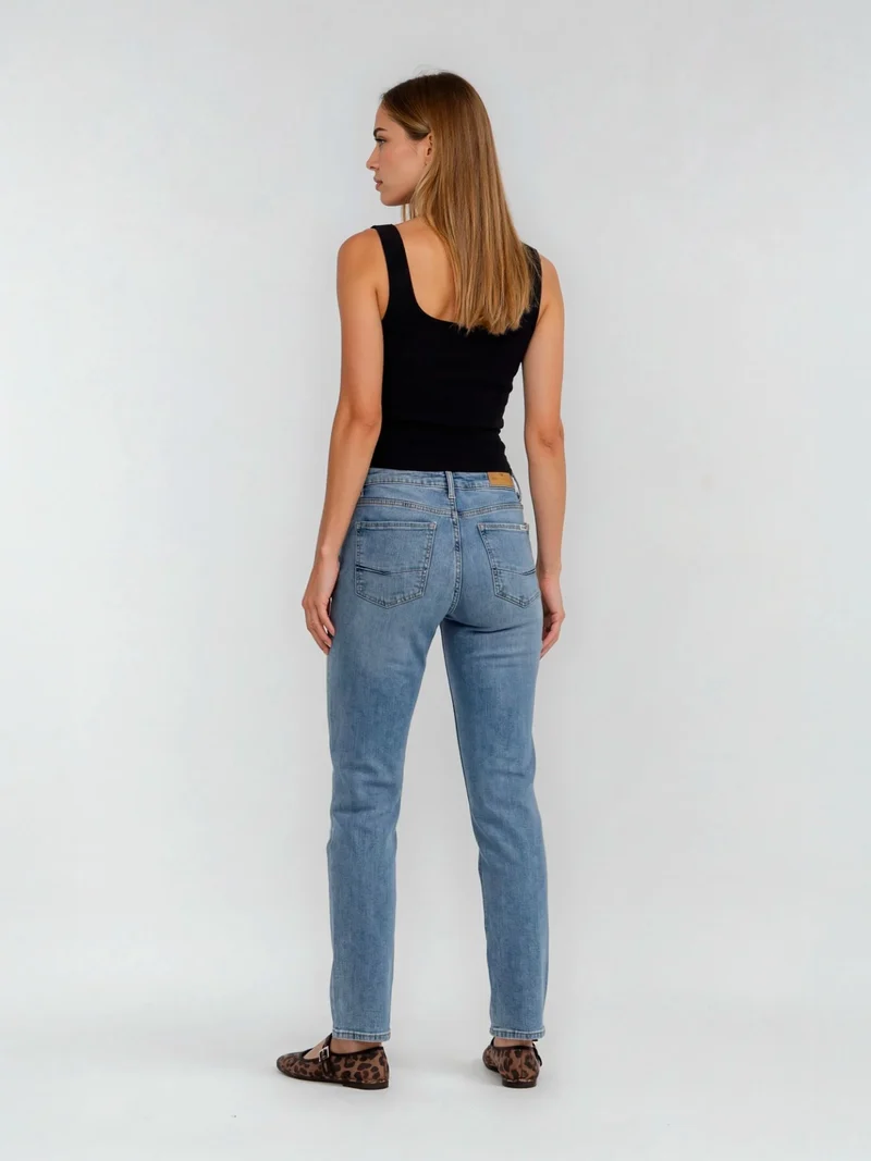 CROSS JEANS - ALAN, Skinny Fit, Mid-Waist, Blue