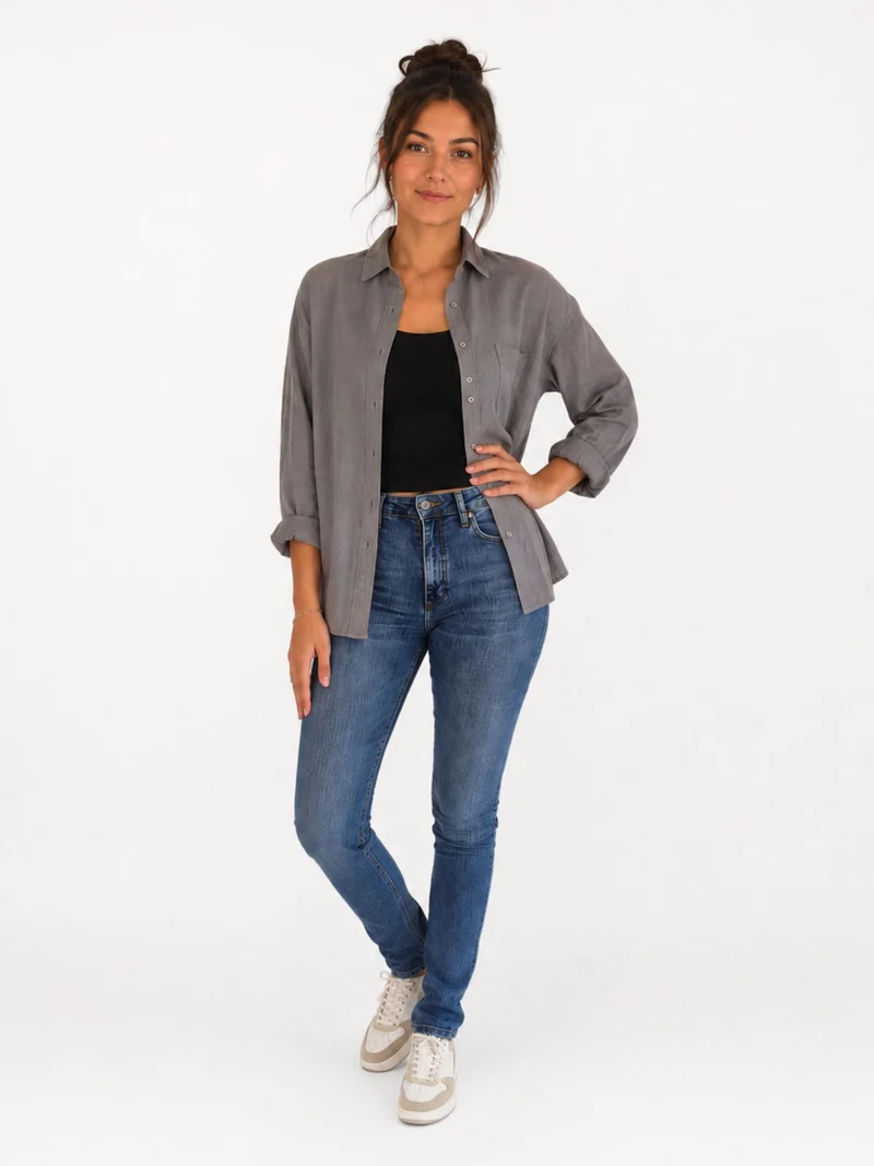CROSS JEANS - ALAN, Skinny Fit, Mid-Waist, Sky Blue Used