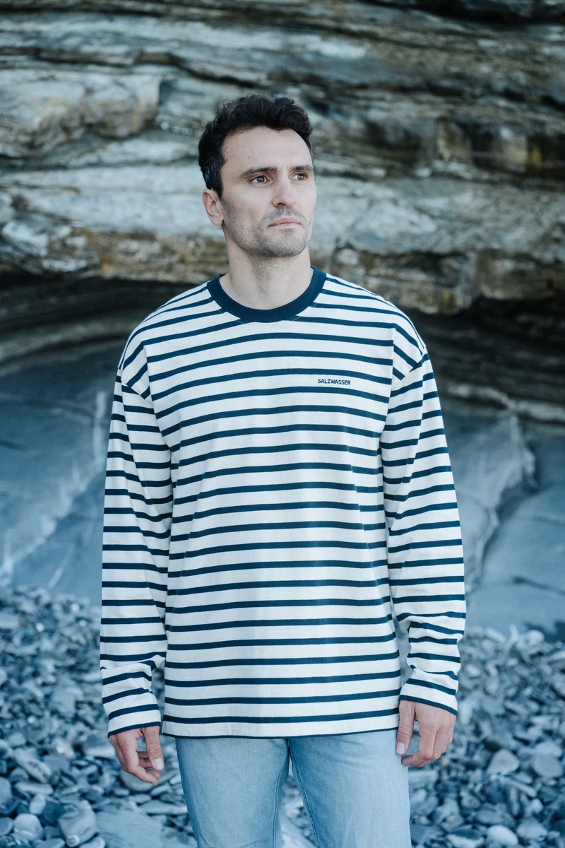 Longsleeve Ruiva Navy-Striped