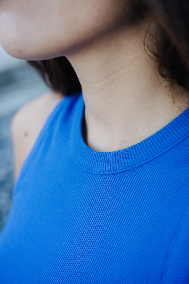 Top Alva Blau