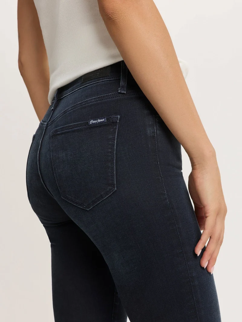CROSS JEANS - ANYA Jeans, Slim Fit, High-Waist, Blue Black