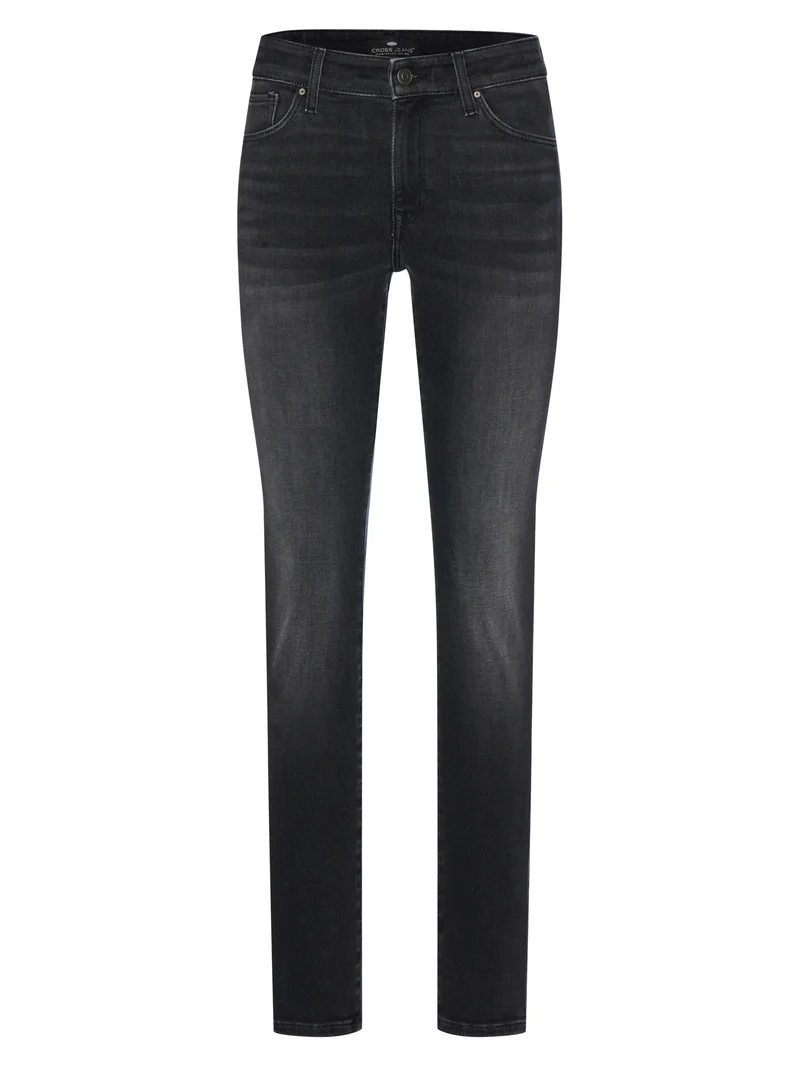 CROSS JEANS - ANYA Soft Flex Jeans, Slim Fit, High-Waist, Black