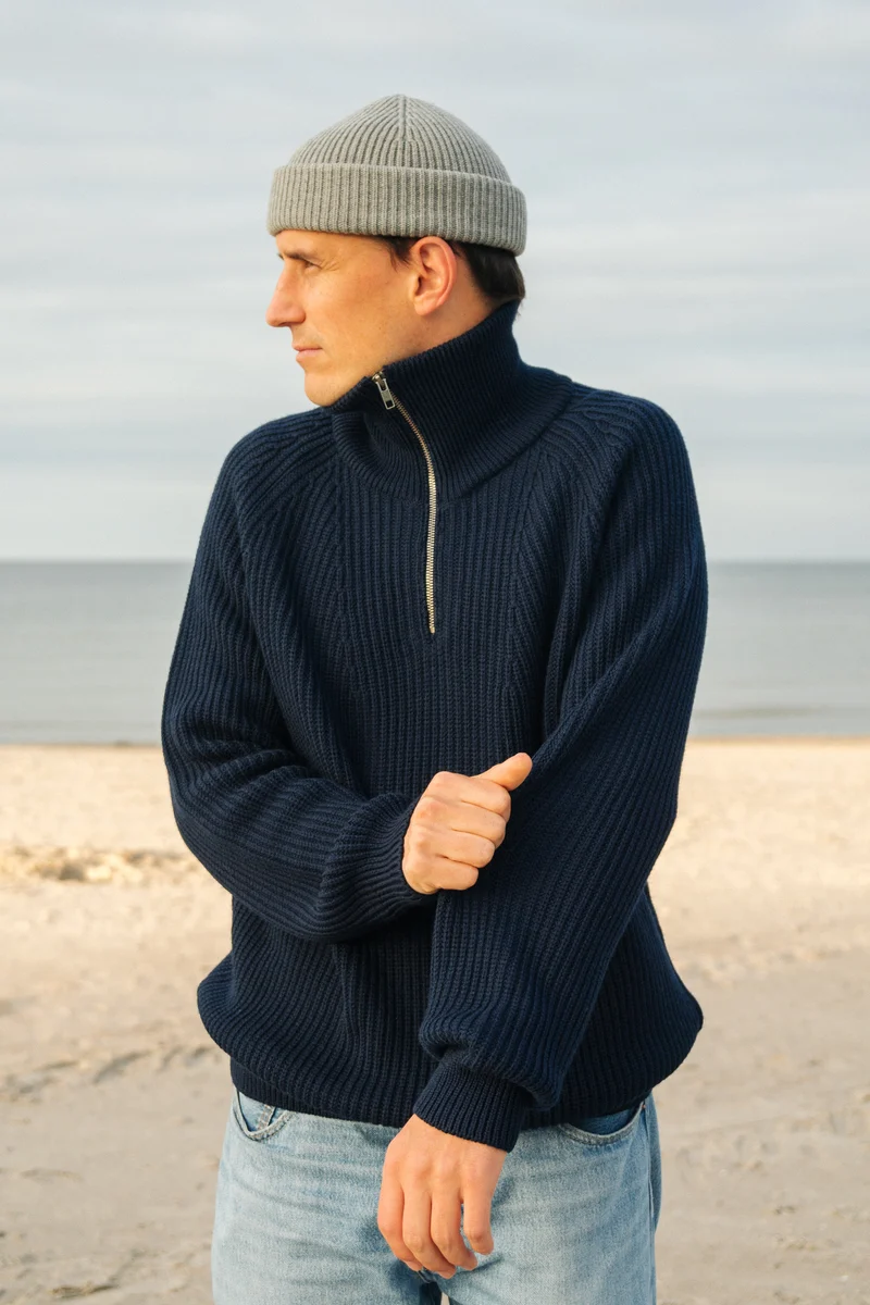 Troyer Herren Blau