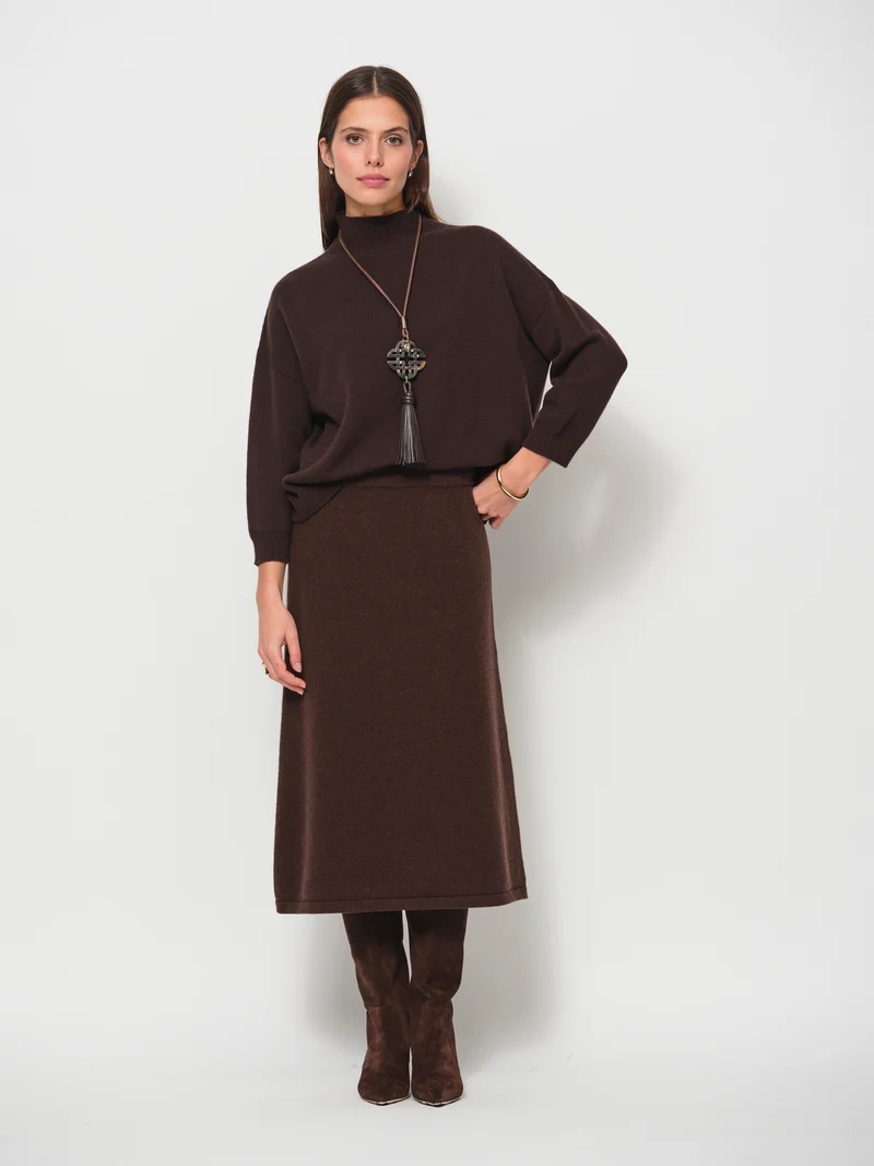 Raised Neck Sweater