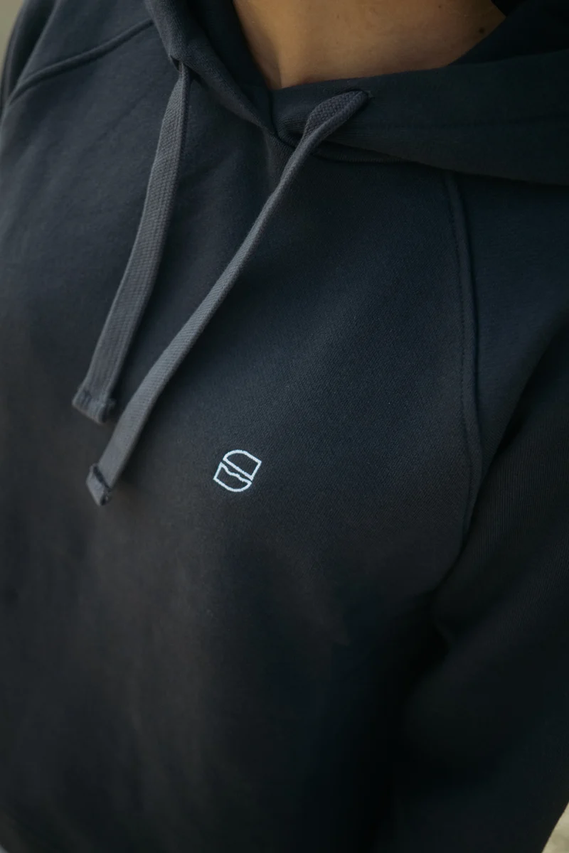 Hoodie Sanna Graublau
