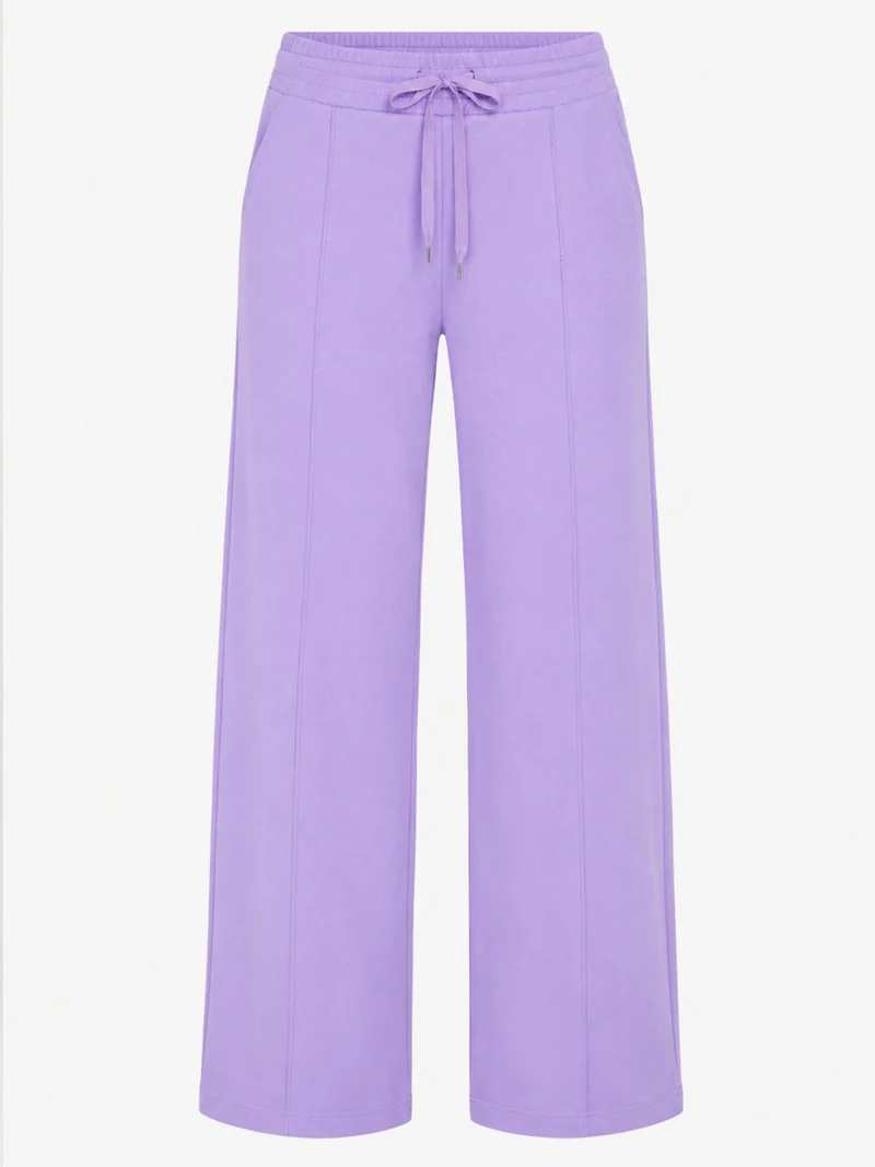 BOGILVY - EMMA, Wide Leg, Sweatpants, High-Waist, Light Purple
