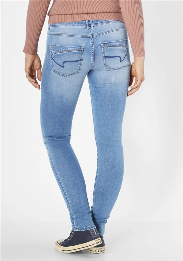 PADDOCKS - LUCY Motion & Comfort Denim, Mid Waist, Slim Fit, Blue Stone