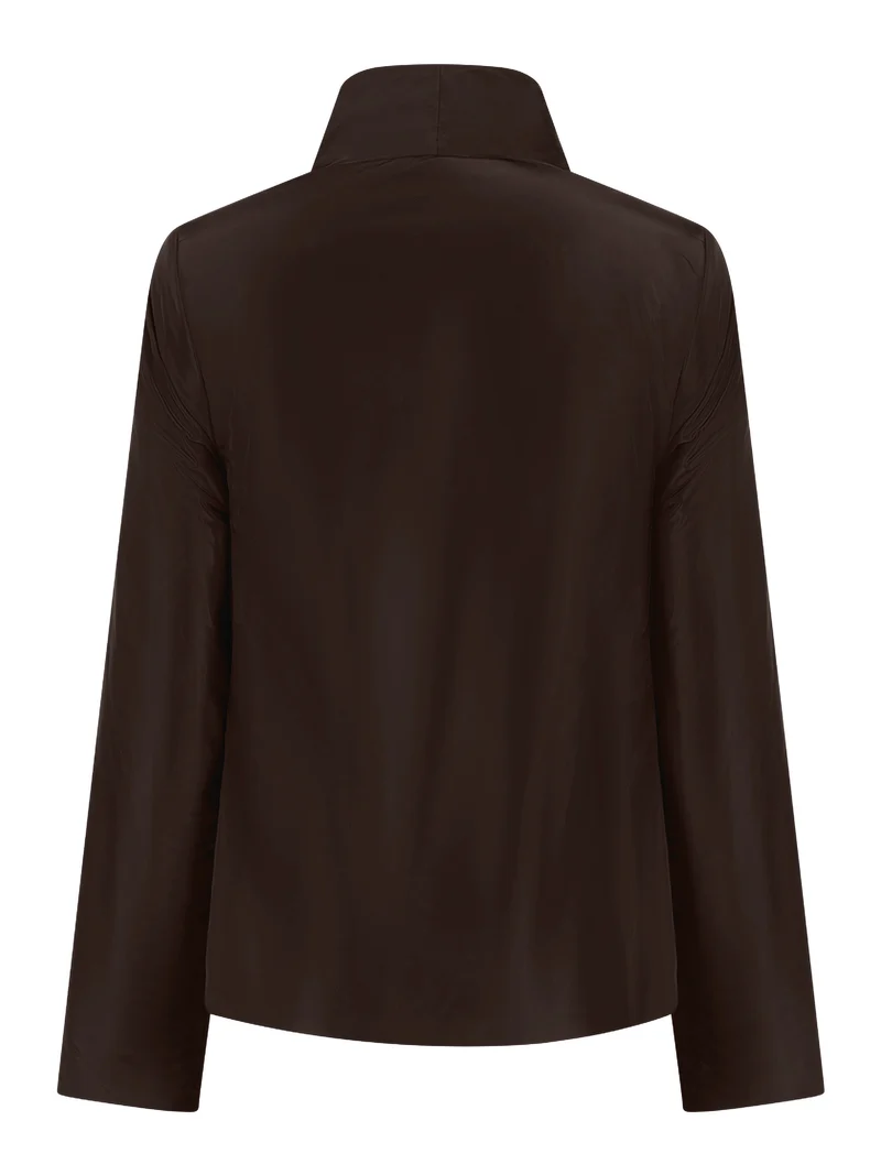 Raised Neck Reversible Jacket