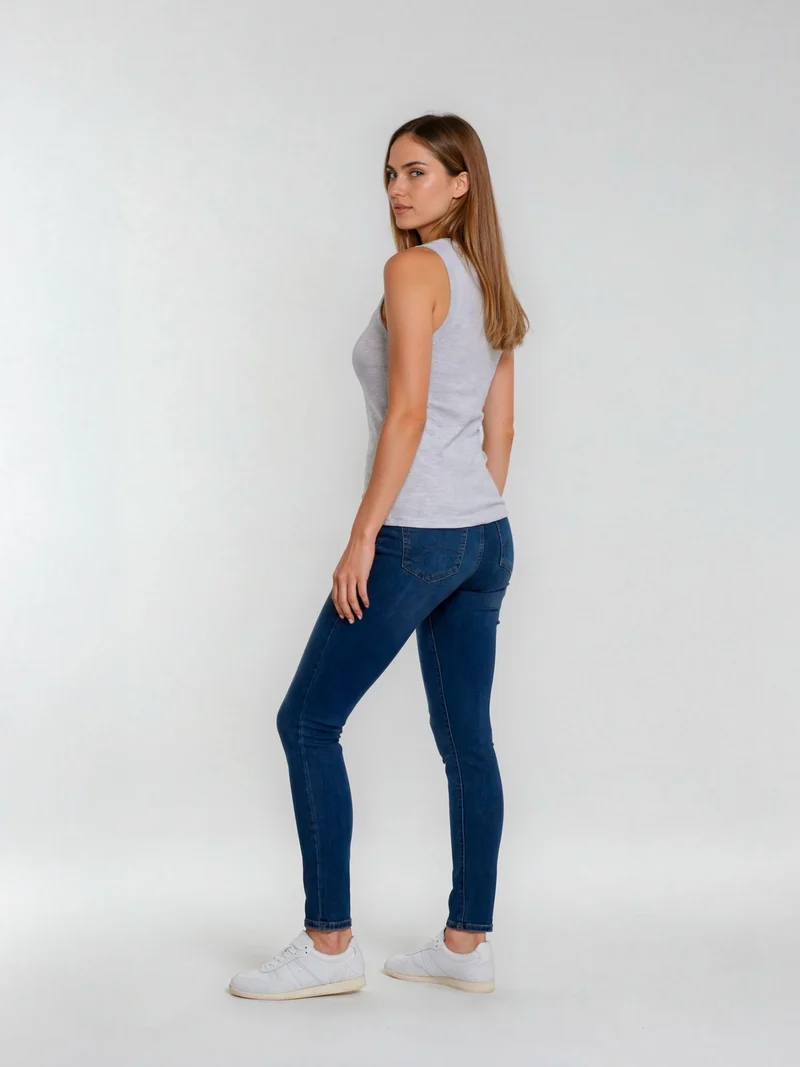 MAVI - ADRIANA, Skinny Fit, Mid-Waist, Deep Shaded
