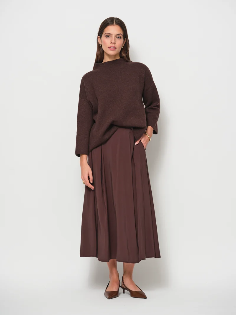 Raised Neck Sweater