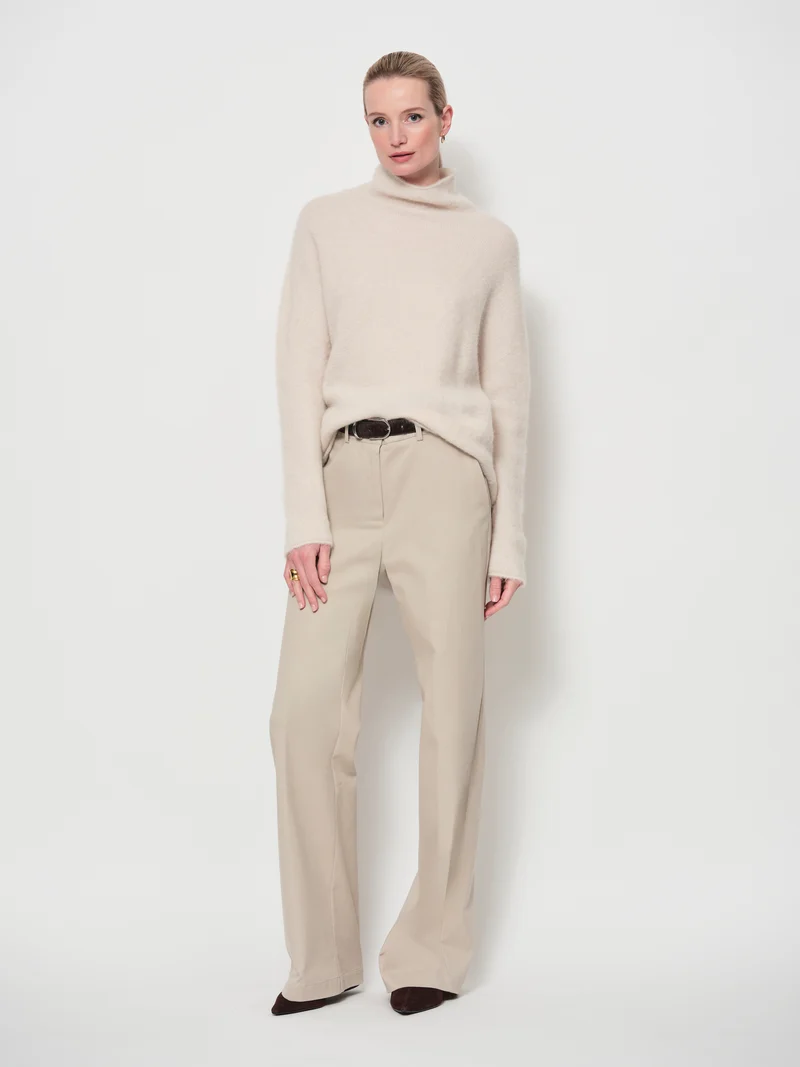 Alpaca Funnel Neck Sweater